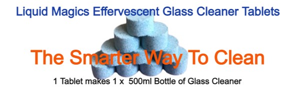 Liquid Magics Effervescent Glass Cleaner Tablets